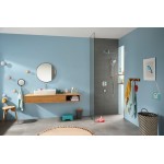 Потолочная душевая лейка Hansgrohe Croma Select E 280 1JET Ecosmart с держателем